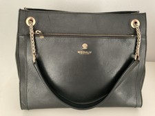 Designer Modalu England Genuine Black Leather Shoulder Bag
