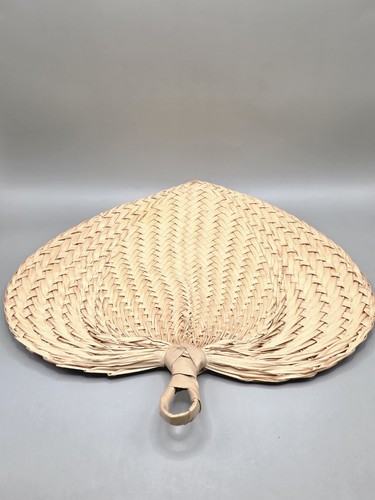 Vintage woven palm leaf - vintage,