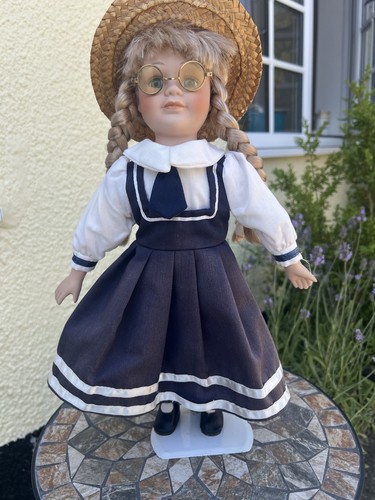 Vintage porcelain doll blonde - vintage,