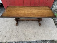 Old Charm Oak Coffee Table - Refectory Style