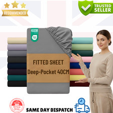 Extra Deep Fitted Sheet 40cm