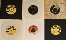 DOO WAP ROCKABILLY 7” SINGLES JOB LOT X6 JERRY BYRNE GARY EDWARDS COMBO SAM COOK
