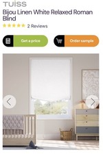Blinds 2go Roman Blind White