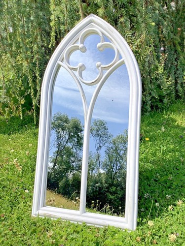 White copper garden arch - white,