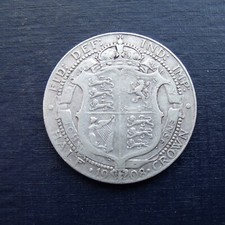 1908 Half Crown King Edward