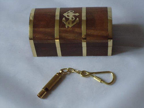Whistle brass key ring a - whistle,