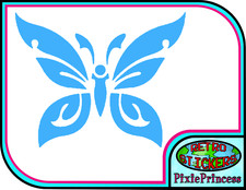 Butterfly W Vinyl Sticker Bike