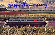 Happy Anniversary Narrow Boat