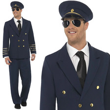Navy Blue Airline Pilot