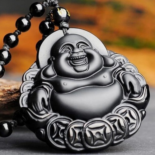 Buddha pendant necklace beads - necklace,