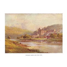 Tintern abbey the wye river - the,