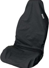 fits M Sport Drybutt Plain BLACK Waterproof Large Premium Front Car Seat Cover