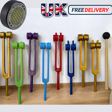 8 Chakra Weighted Tuning Forks