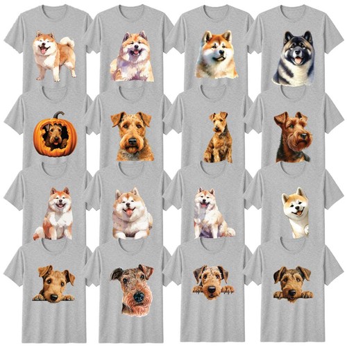 Watercolour dog shirt - watercolour,