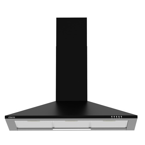Ciarra 90cm cooker hood black - cooker,