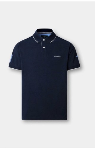 Hackett london navy polo shirt - london,