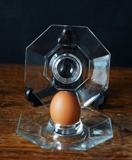 Set of 4 Vintage Glass Egg