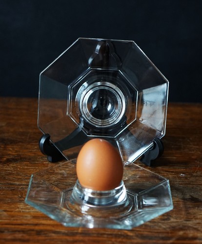 Set vintage glass egg - of,