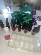Mini Opi Nails Varnish Full Sets!!, Mac Makeup Bag, Acrylic Nails AND Nail Glue