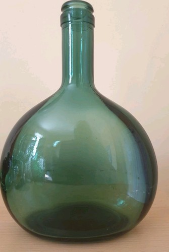 Wine bottle vase green glass - wine, /