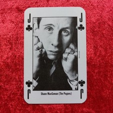 SHANE MACGOWAN (The Pogues) - Rare NME Playing Card From 1992