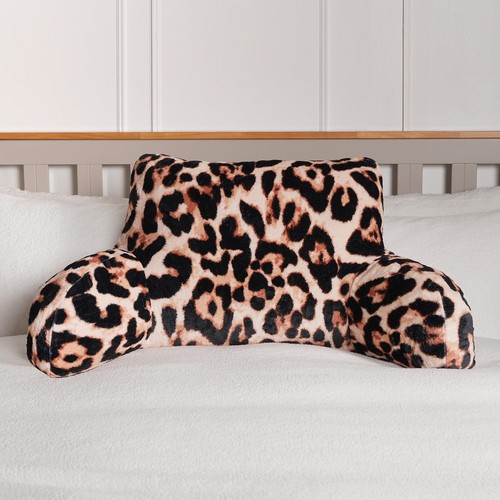 Leopard cushion reading pillow - cushion,