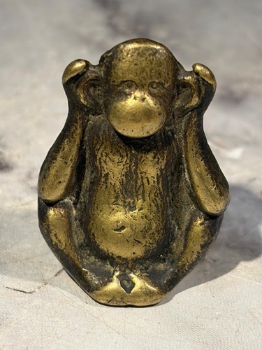 Vintage brass antique - , hand