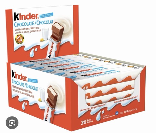 Kinder chocolate snack bars - chocolate,