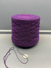 500G CONE 5/28NM 100% CASHMERE PURPLE TWIST BY TODD & DUNCAN TURNBERRY 3 PLY
