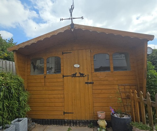 Large wooden summerhouse 3m - wooden,