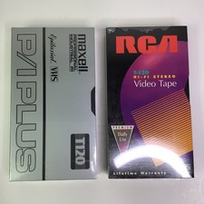 Maxell And RCA T120 VHS 6 Hrs