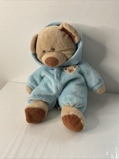 Ty Pluffies Teddy Bear Blue