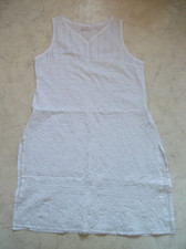 FAB INDIA WHITE COTTON TUNIC EMBROIDERED size M/L