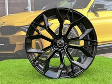 4X R23 Inch 5x112 Audi Type 53 Style Black Gloss Wheels: Fits For Q7 SQ7 Q8