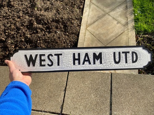 West ham united hand carved - united, &
