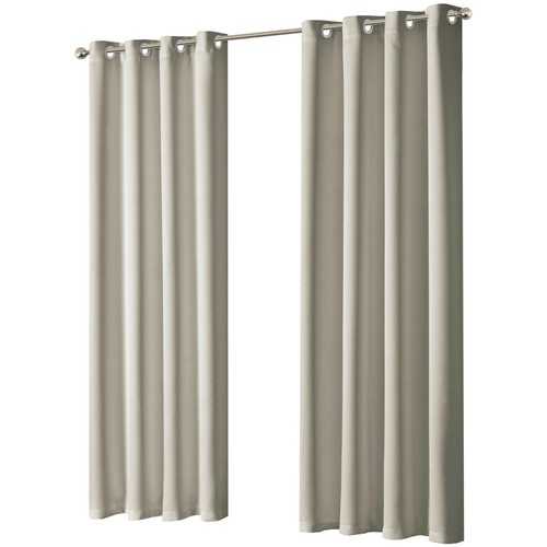 Blackout eyelet curtains plain - eyelet,