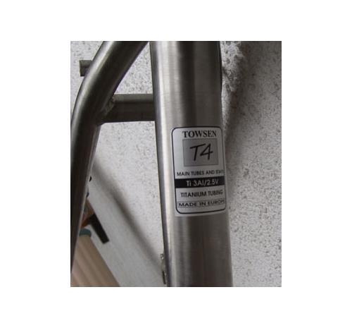 Towsen titanium frame - titanium, decor