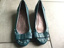Poetic Licence Ladies Teal Low Heel Shoes Size 3. Good Condition.