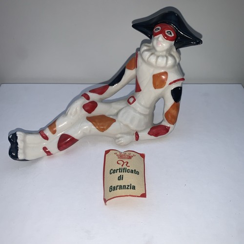 Vintage harlequin clown - harlequin,