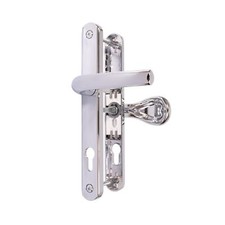 UPVC Door Handle 62mm 92mm Sprung Offset Lever Pad Set 215mm Fixings GreenteQ