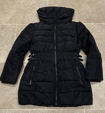 M&S Girls Black padded Coat