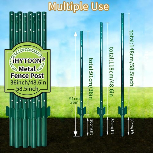 91cm metal fence posts 3ft - fence,