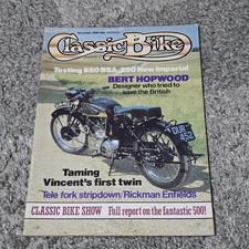 Vintage December 1982 Classic Bike Magazine BSA 650 250 Rickman Royal Enfield 