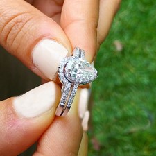 GIA Certified Natural Pear Cut