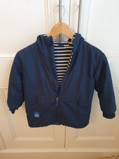 Jojo Maman Navy Hooded Winter Jacket Coat - Size 5-6Y