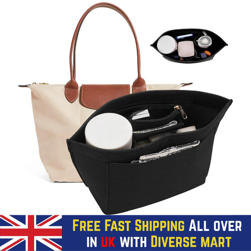 Felt handbag organizer insert - handbag,