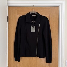 Jigsaw Black Wool Cashmere Mix