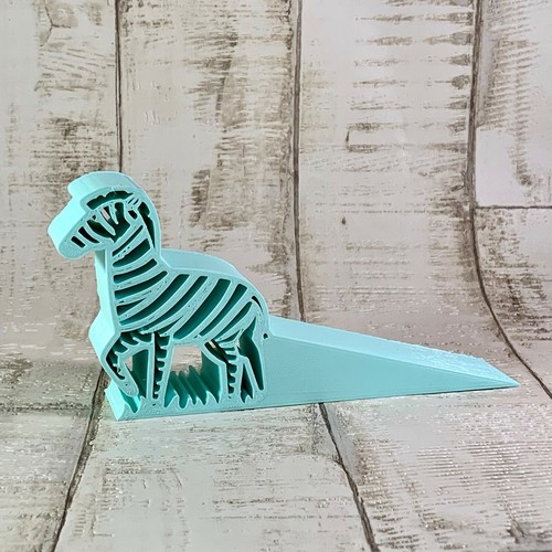 Zebra doorstop printed - -,