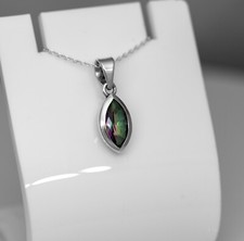 Sterling silver 925 marquise - silver,