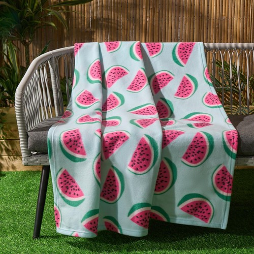 Watermelon fleece throw - fleece,